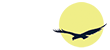 Logo - Bird flying in front of moon - Moon Birds Studios
