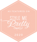 As featured on Style Me Pretty 2020