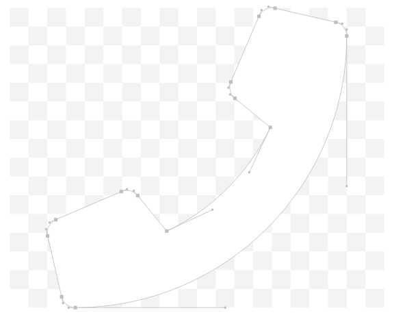 illustration of a pyhone handset