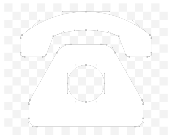 illustration of rotary phone