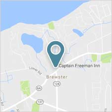 Map to the Captain Freeman Inn Brewster Bed and Breakfast