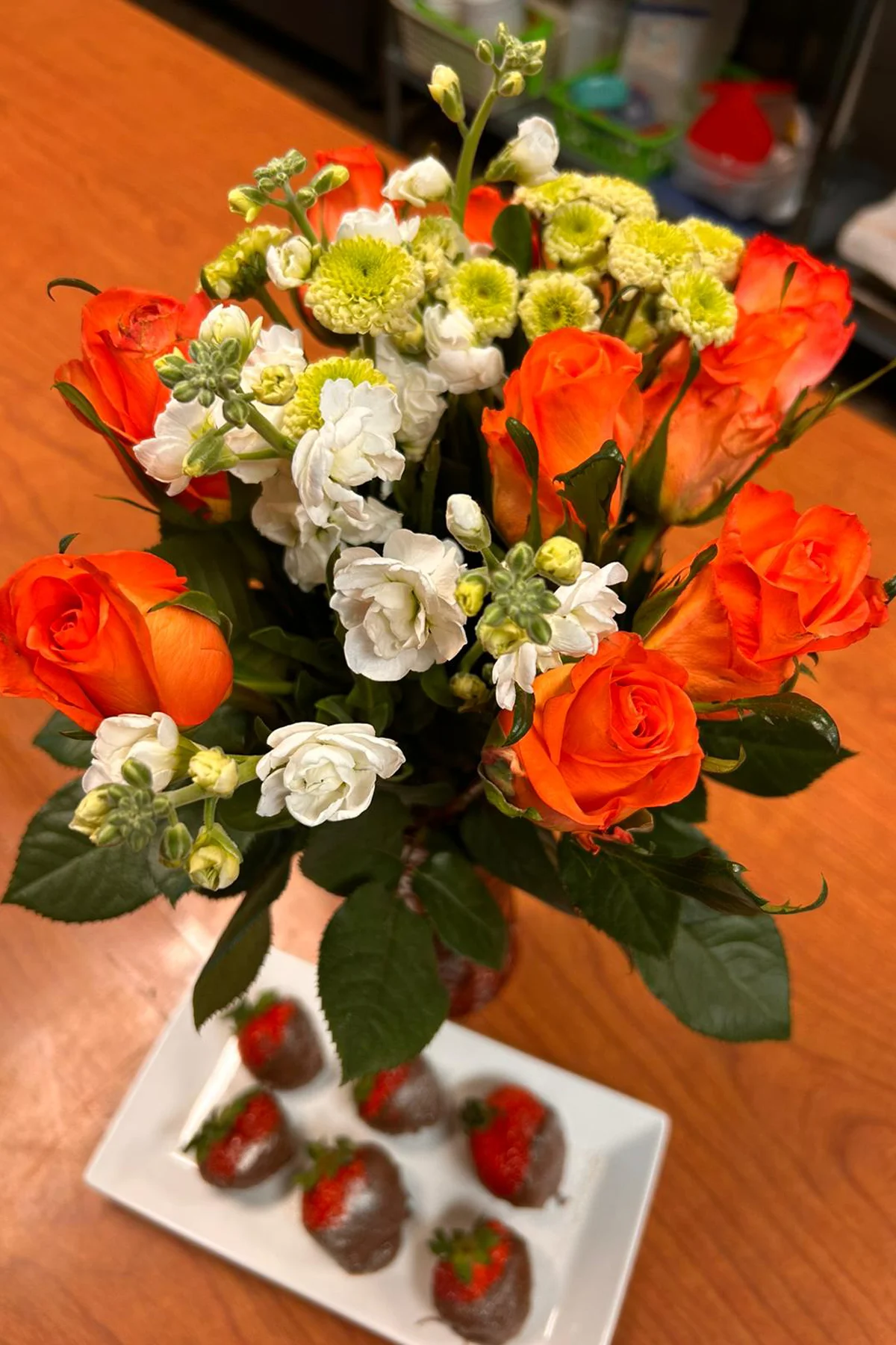 flowers and chocolate at deer creek for a room special