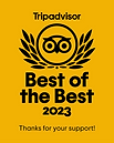 Tripadvisor 2023 Travelers' Choice Award