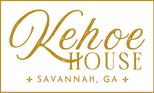 kehoe house logo in gold foil