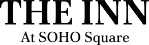 logo in black text inn at soho square