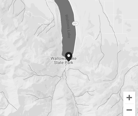 A map showing the location 60060 Wallowa Lake Hwy Joseph, Oregon 97846